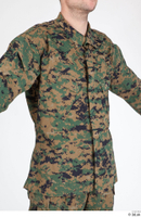  Photos Army Man in Camouflage uniform 8 Camouflage jacket upper body 0010.jpg
